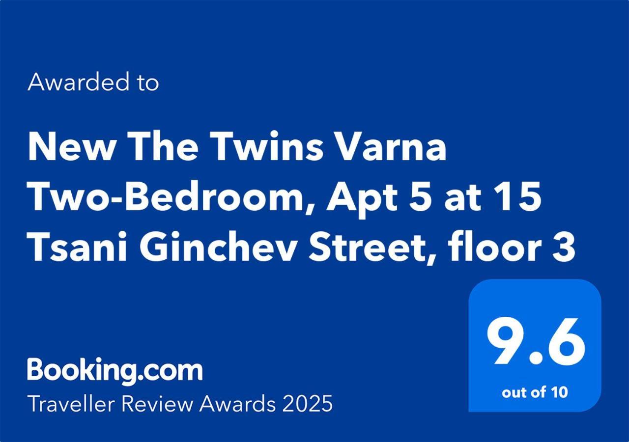 New The Twins Varna Two-Bedroom, Apt 5 At 15 Tsani Ginchev Street, Floor 3 Buitenkant foto